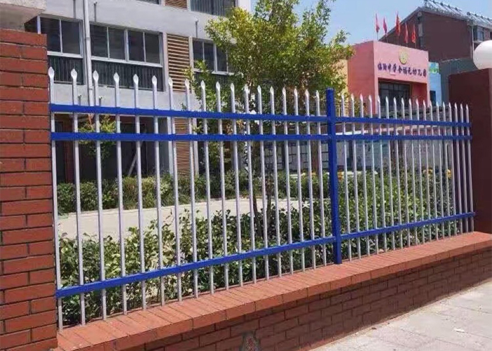 全南学校幼儿园锌钢围栏护栏工程案例
